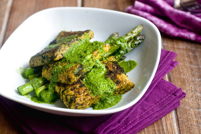 Приготовления Tempeh чимичурри фото рецепта Фото рецепт Tempeh чимичурри как приготовить