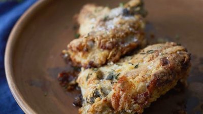 Хрустящая курица на пахте