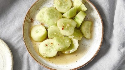 Салат из огурцов