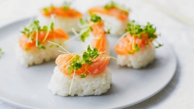 Суши: Лосось и Микро Васаби