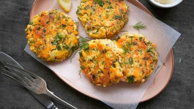 Рыбные котлеты с форели