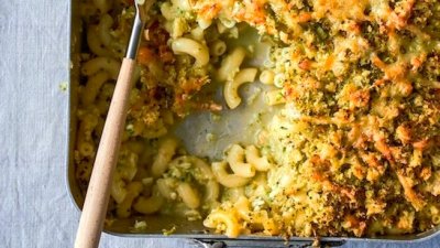 Макароны с сыром в духовке
