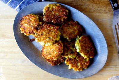 кукурузные оладьи